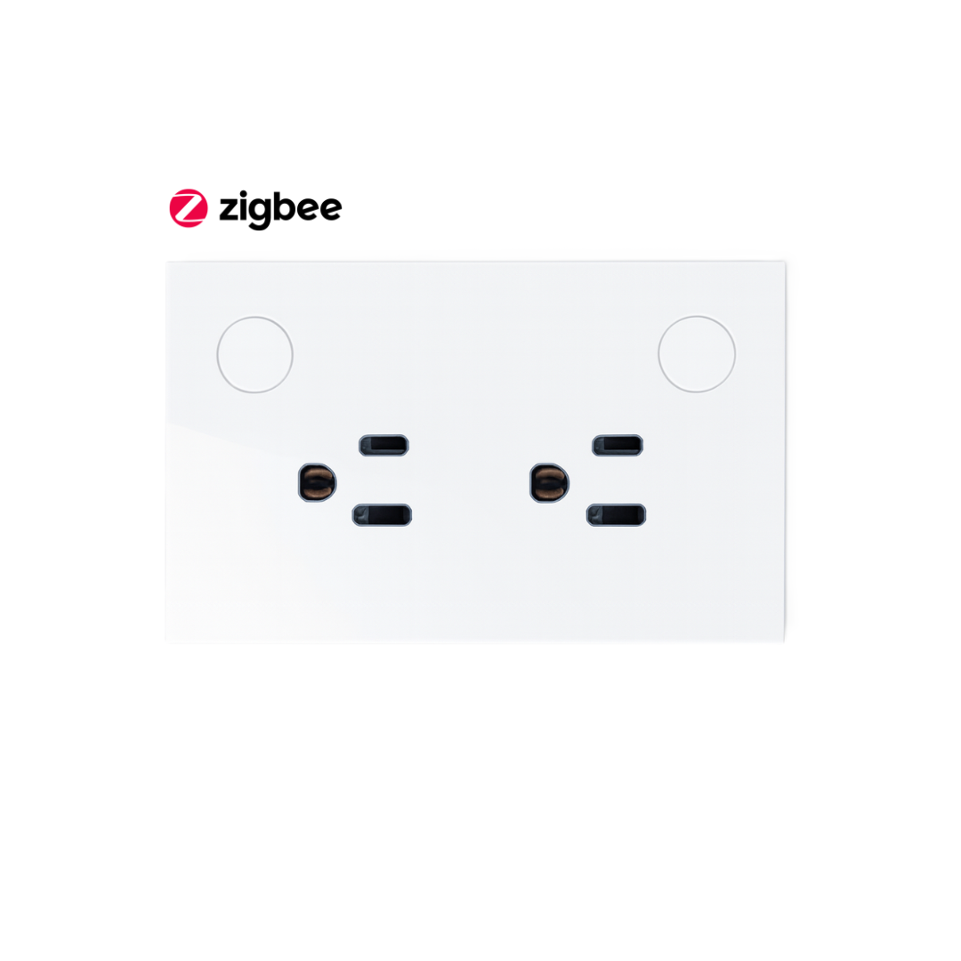 Tomacorriente Doble Inteligente Zigbee 3.0