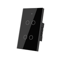 Interruptor inteligente 4 Botones Color Negro