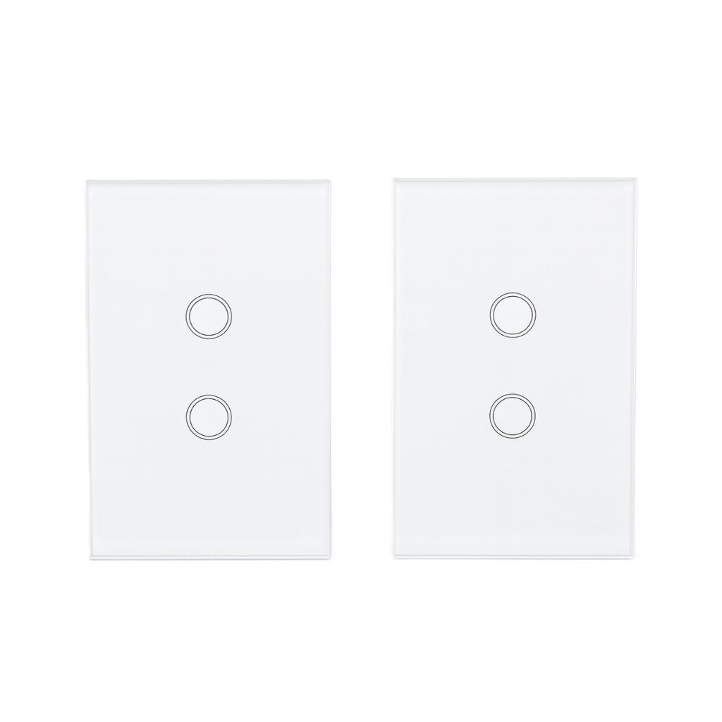 Interruptor 2 Botones Two-Way Color Blanco