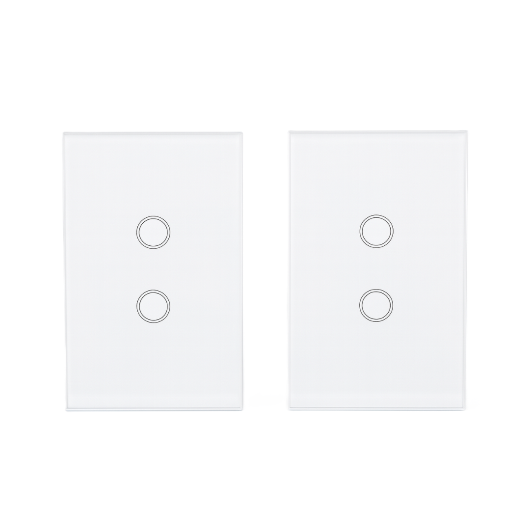 Interruptor 2 Botones Two-Way Color Blanco