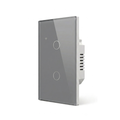 Interruptor inteligente WIFI 2 Botones Color Gris