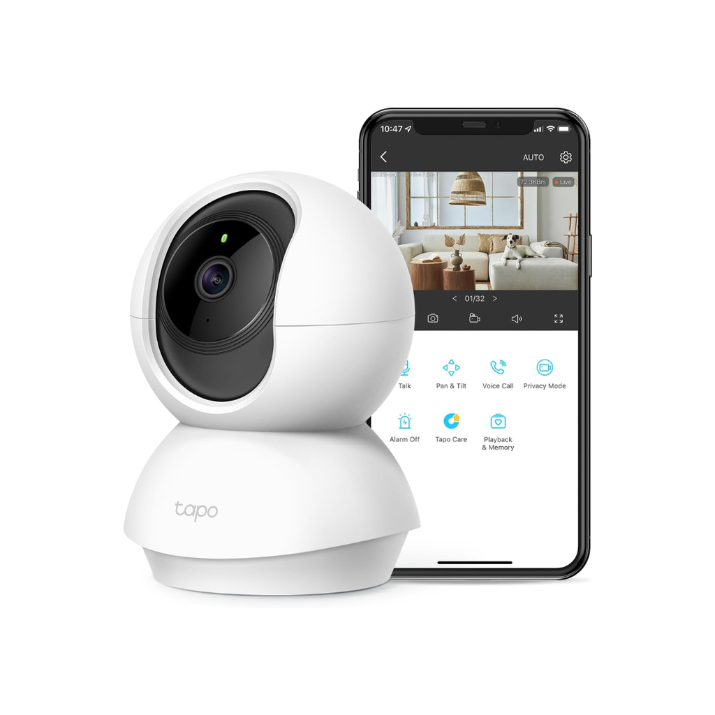 Cámara de Seguridad Interior Inteligente Tapo C210 2K Pan/Tilt