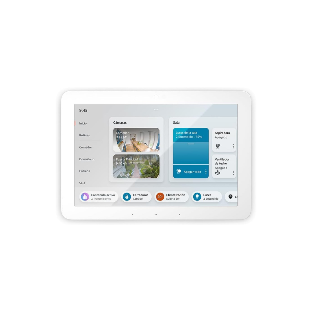Alexa Echo Hub 8 Panel de Smart Home de 8” con Alexa | Compatible con miles de dispositivos