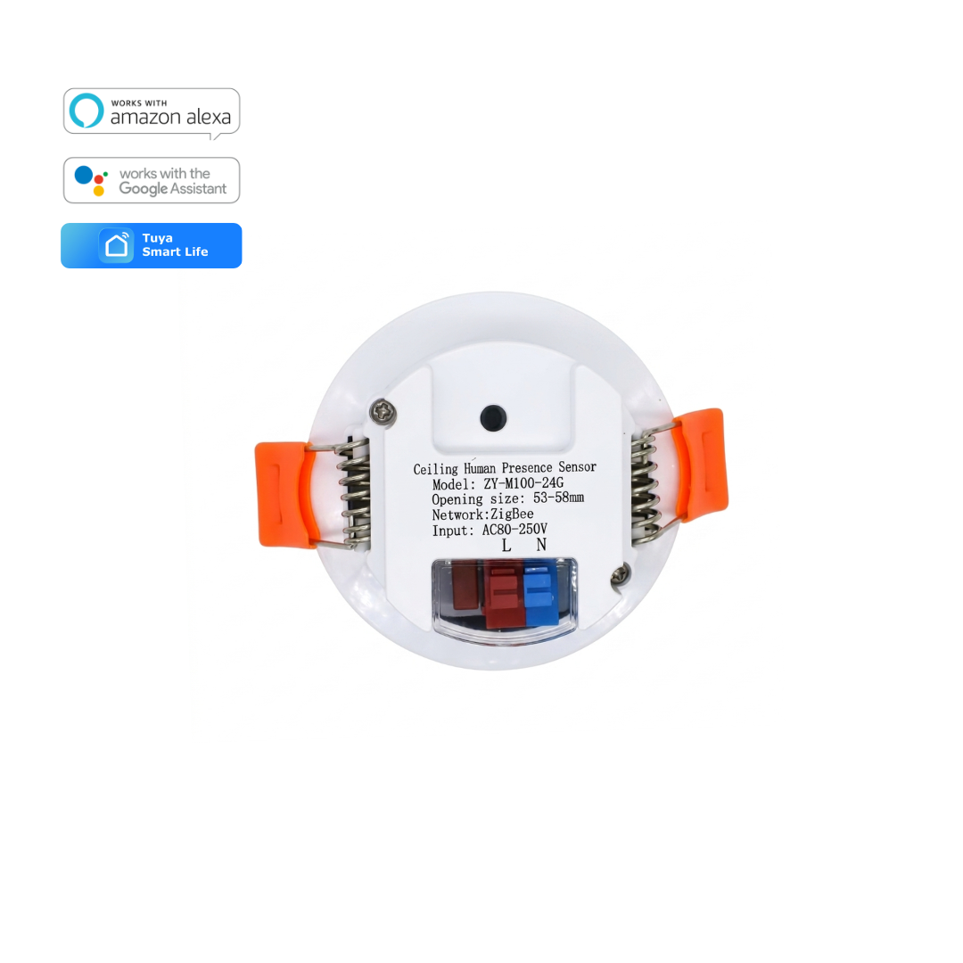 Sensor de presencia de respiración humana de techo Zigbee 3.0