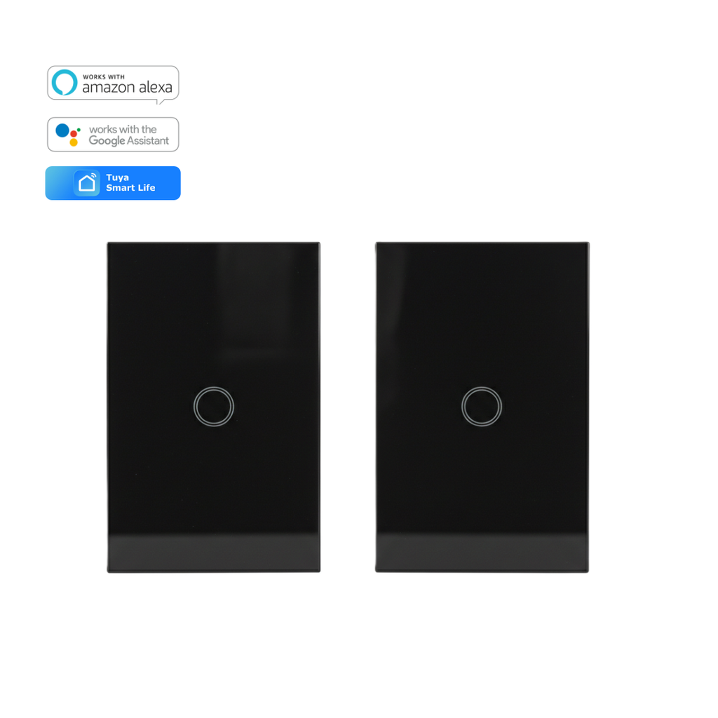 Interruptor 1 Botón 3-Way Color Negro