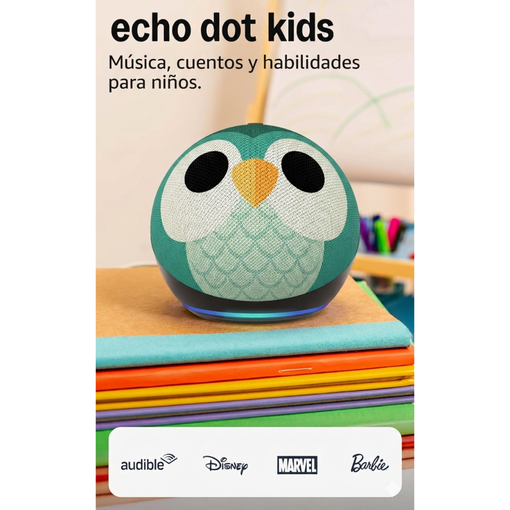 Alexa Echo Dot KIds Búho