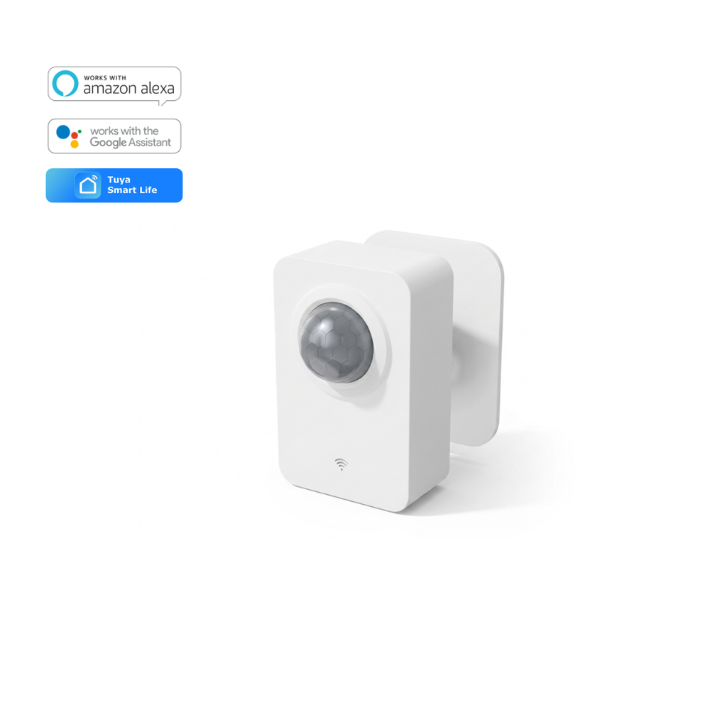 Sensor de Movimiento Infrarrojo PIR Inteligente Zigbee Tuya (Montado en Pared)