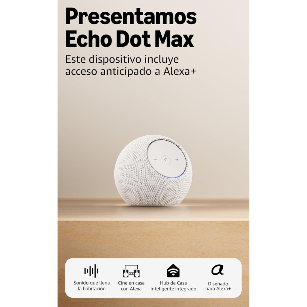 Alexa Echo Dot Max Última Generación Color Blanco