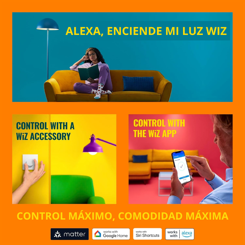 Bombillo WIZ Inteligente 60W