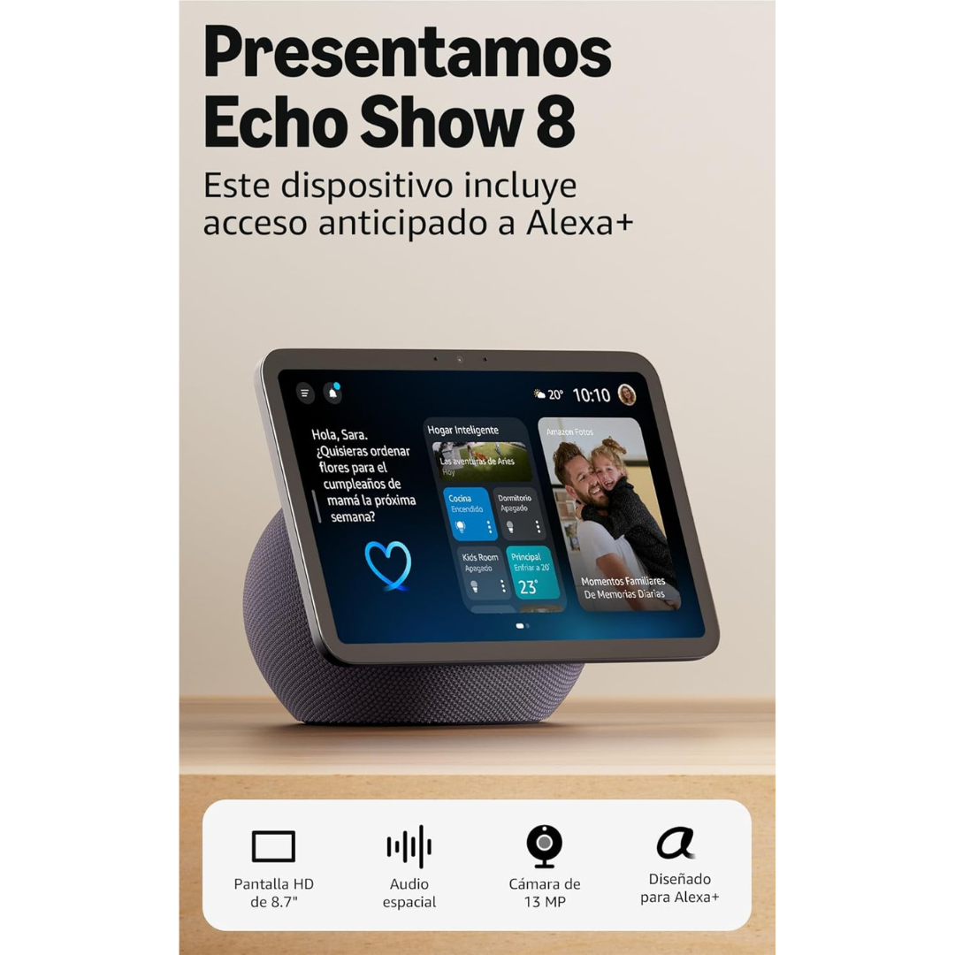 Amazon Echo Show 8 (Última Generación - Modelo 2025)