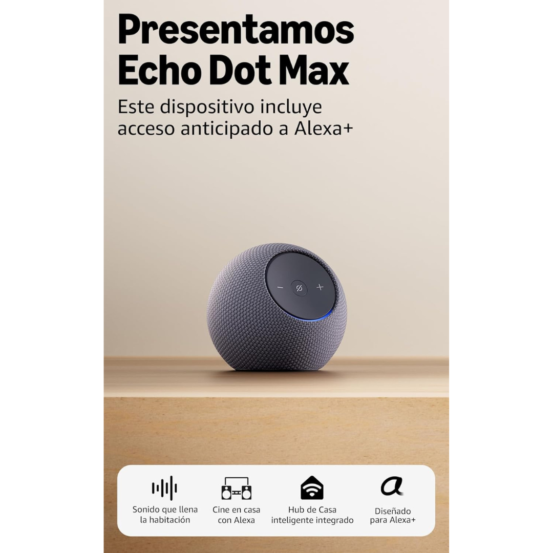 Alexa Echo Dot Max Última Generación Color Grafito