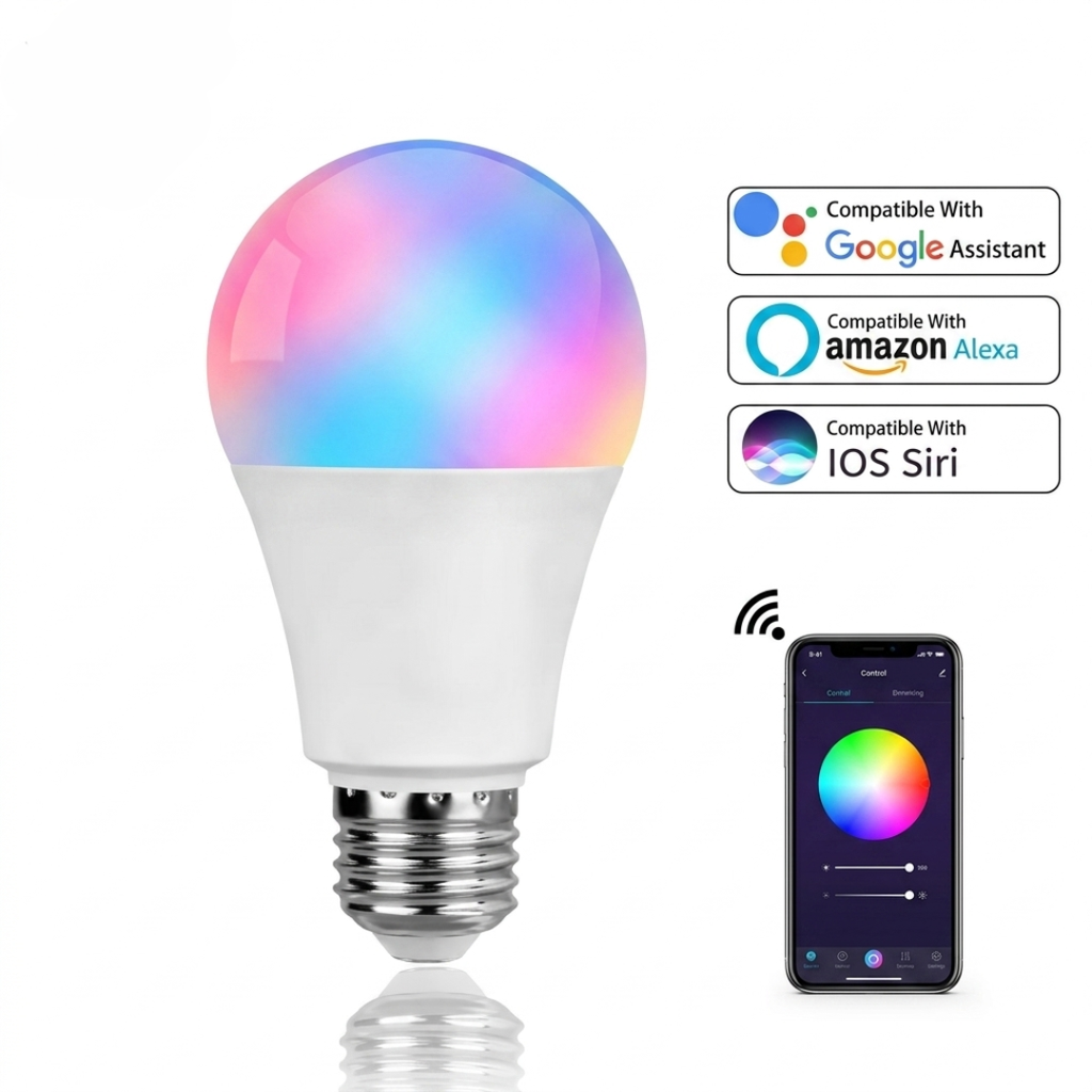 Bombillo Inteligente Wi-Fi Tuya Smart Life (10W Regulable CCT)