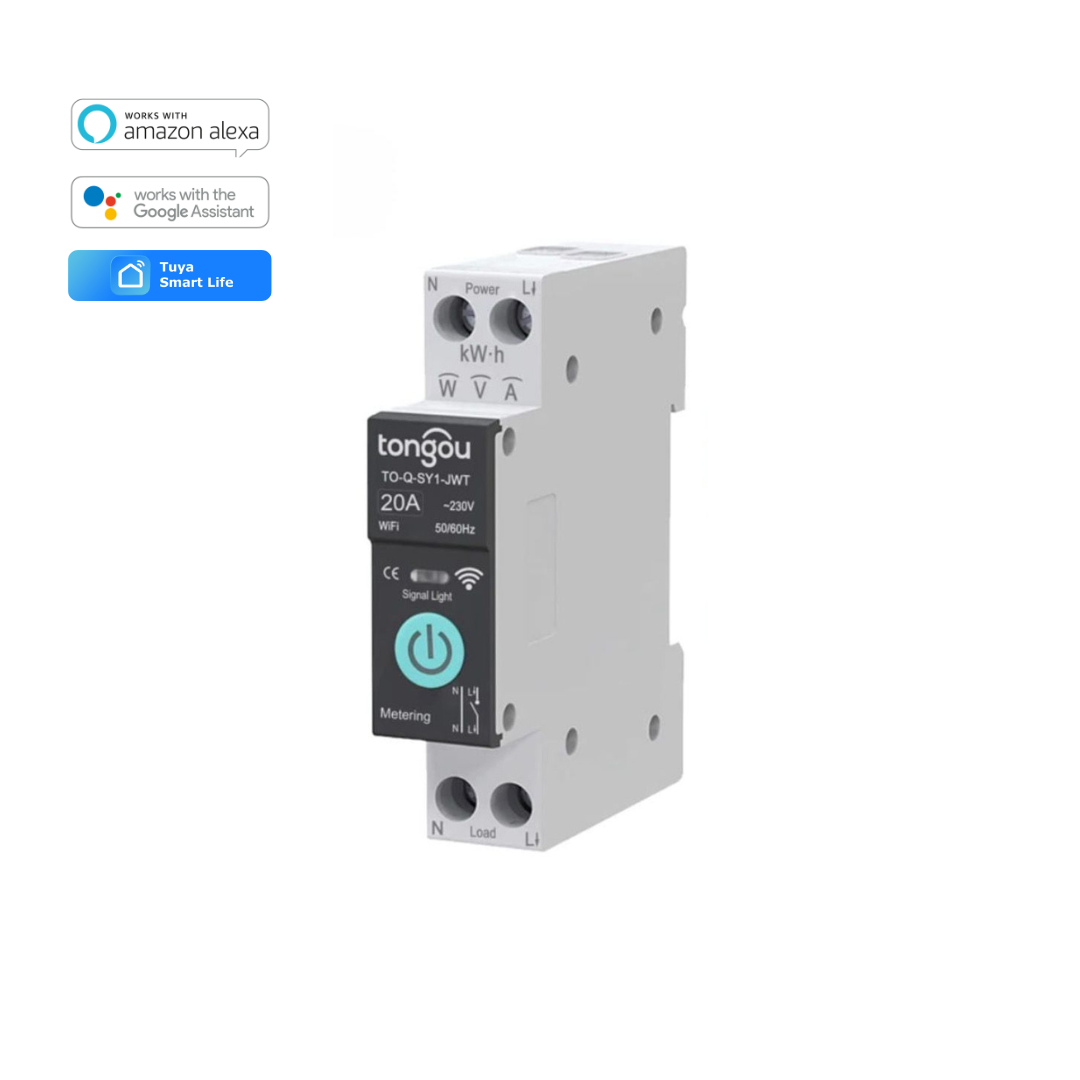 Interruptor Inteligente Wi-Fi 20A con Monitor de Energía