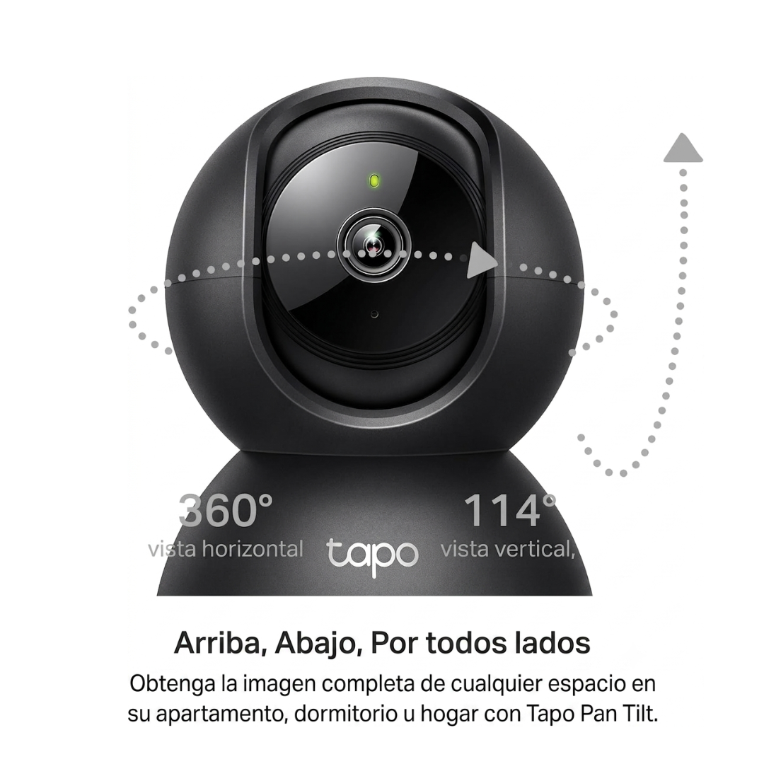 Cámaras de Seguridad Interior Tapo C211 2K Pan/Tilt (2 Unidades)