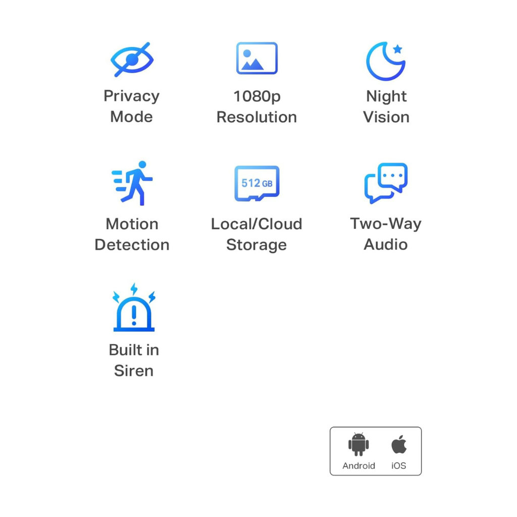 Cámara de Seguridad Tapo C100 1080P