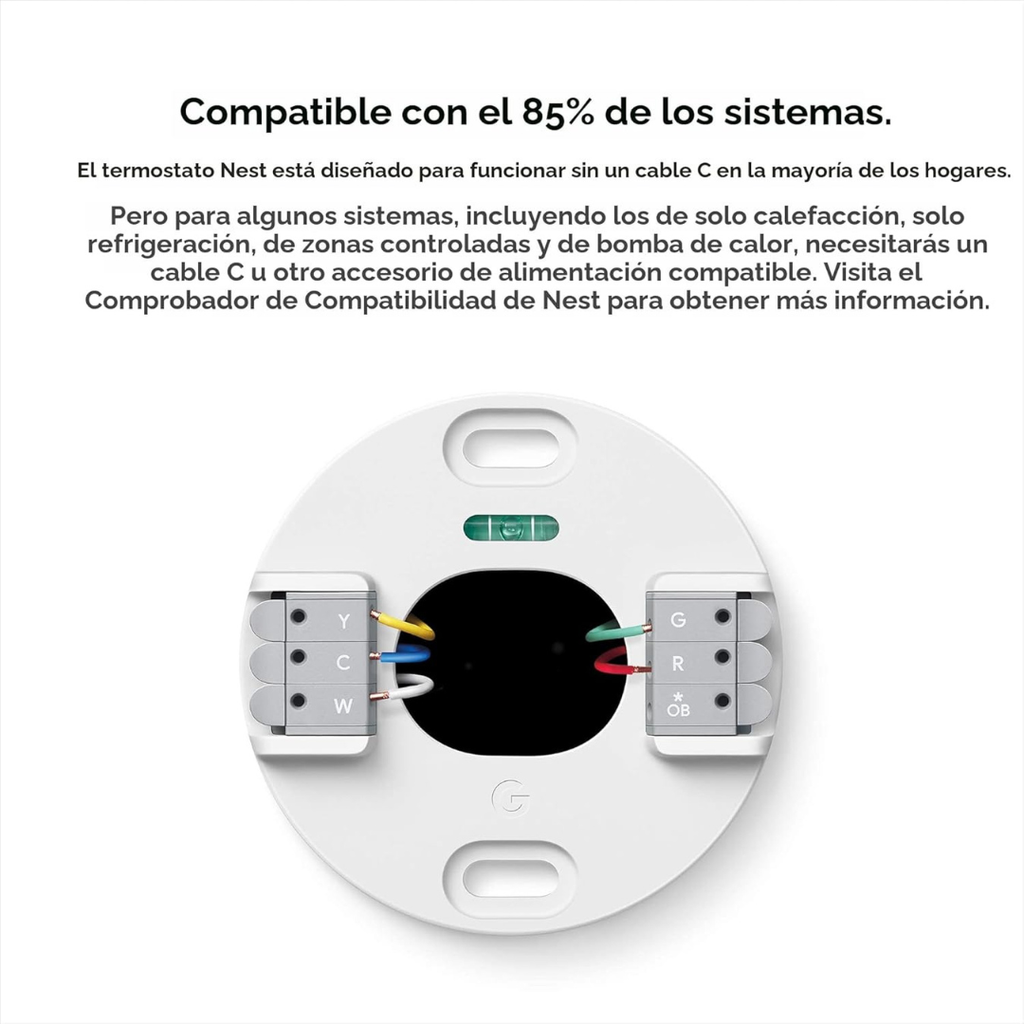 Termostato Inteligente Google Nest Color Cárbon