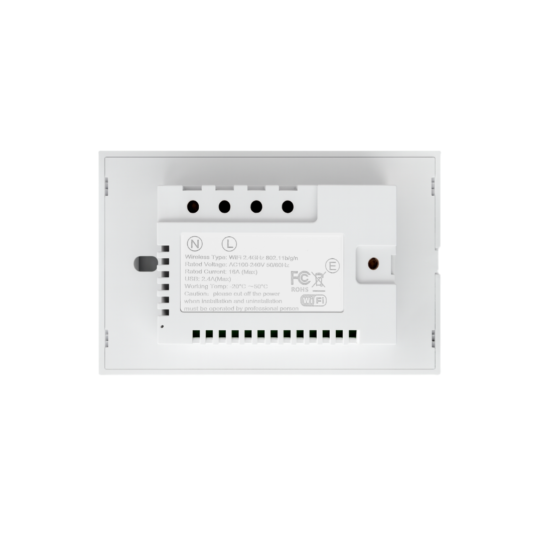 Tomacorriente Inteligente con USB y tipo C Color Blanco