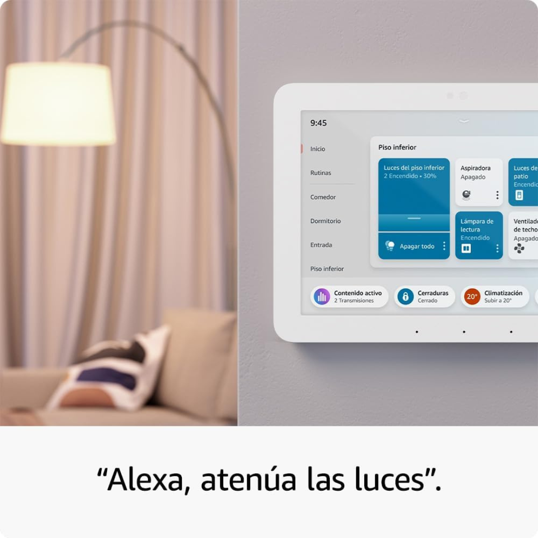 Alexa Echo Hub 8 Panel de Smart Home de 8” con Alexa | Compatible con miles de dispositivos