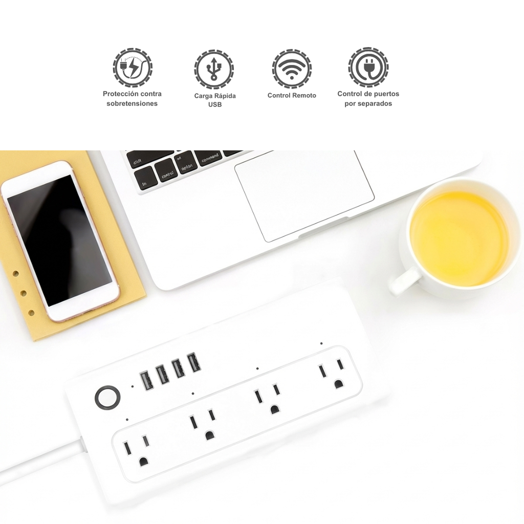 Regleta Inteligente WIFI 15A