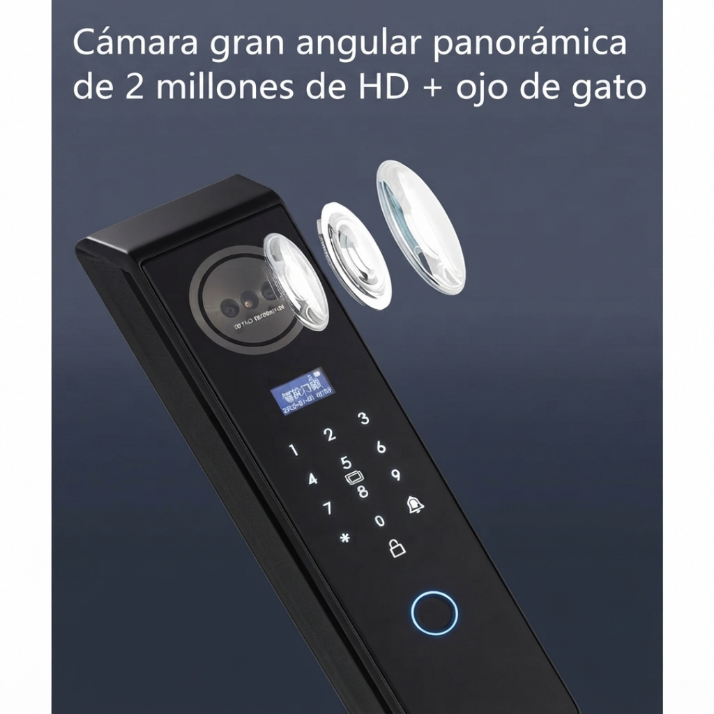 Cerradura Inteligente PRISMA Wi-Fi de Alta Gama Para Exteriores e Interiores