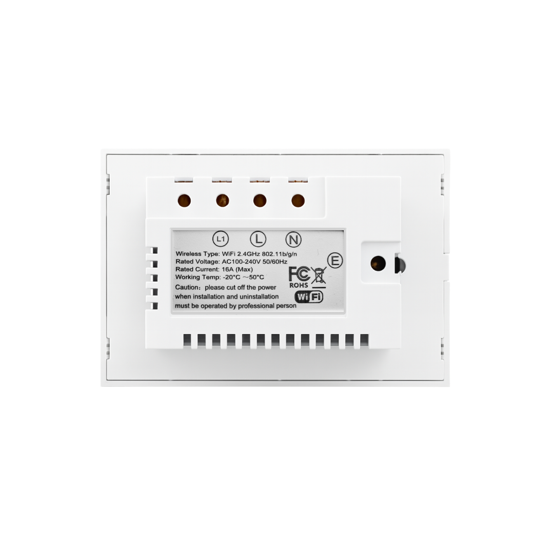 Interruptor 1 Botón + Tomacorriente Inteligente Color Blanco