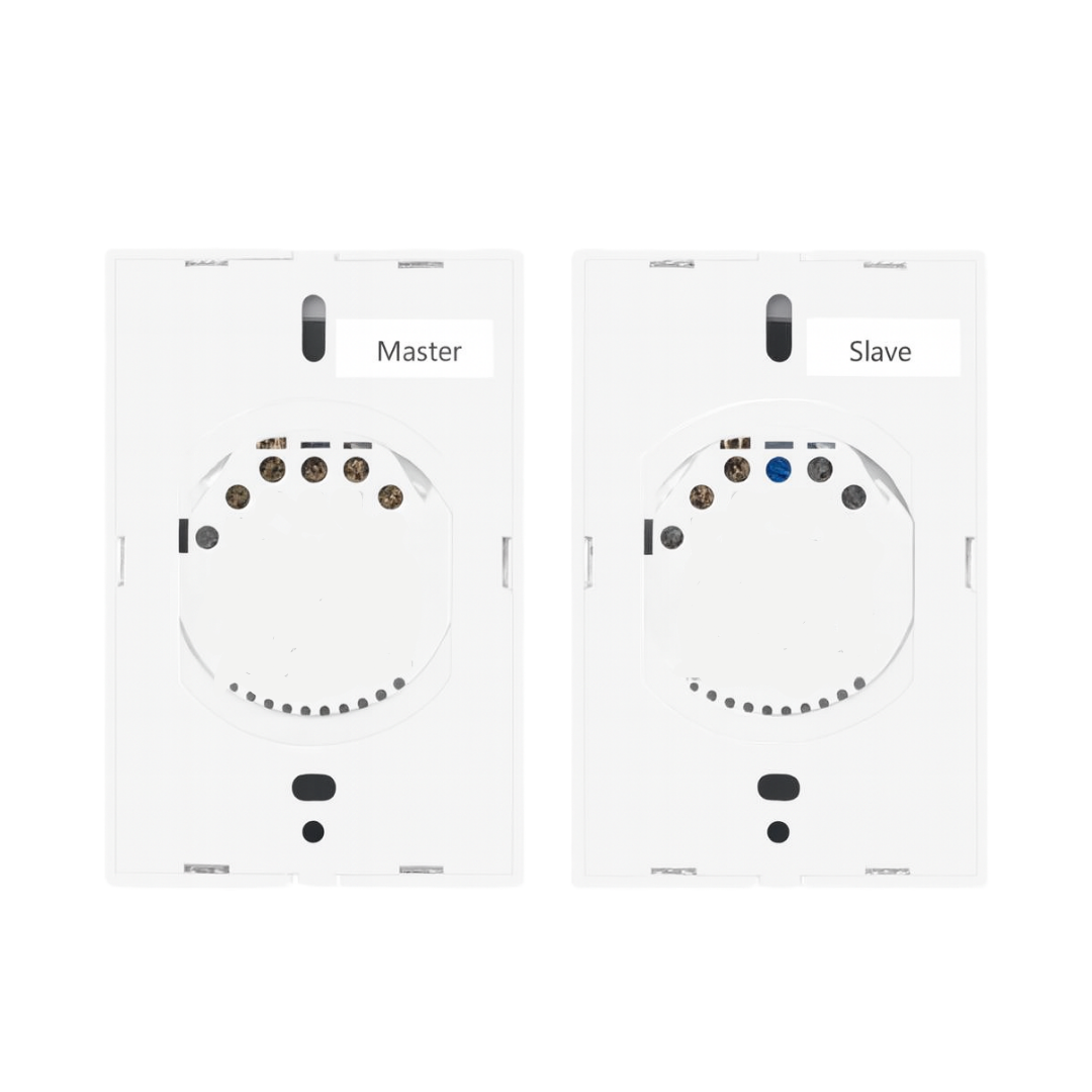 Interruptor 2 Botones Two-Way Color Blanco