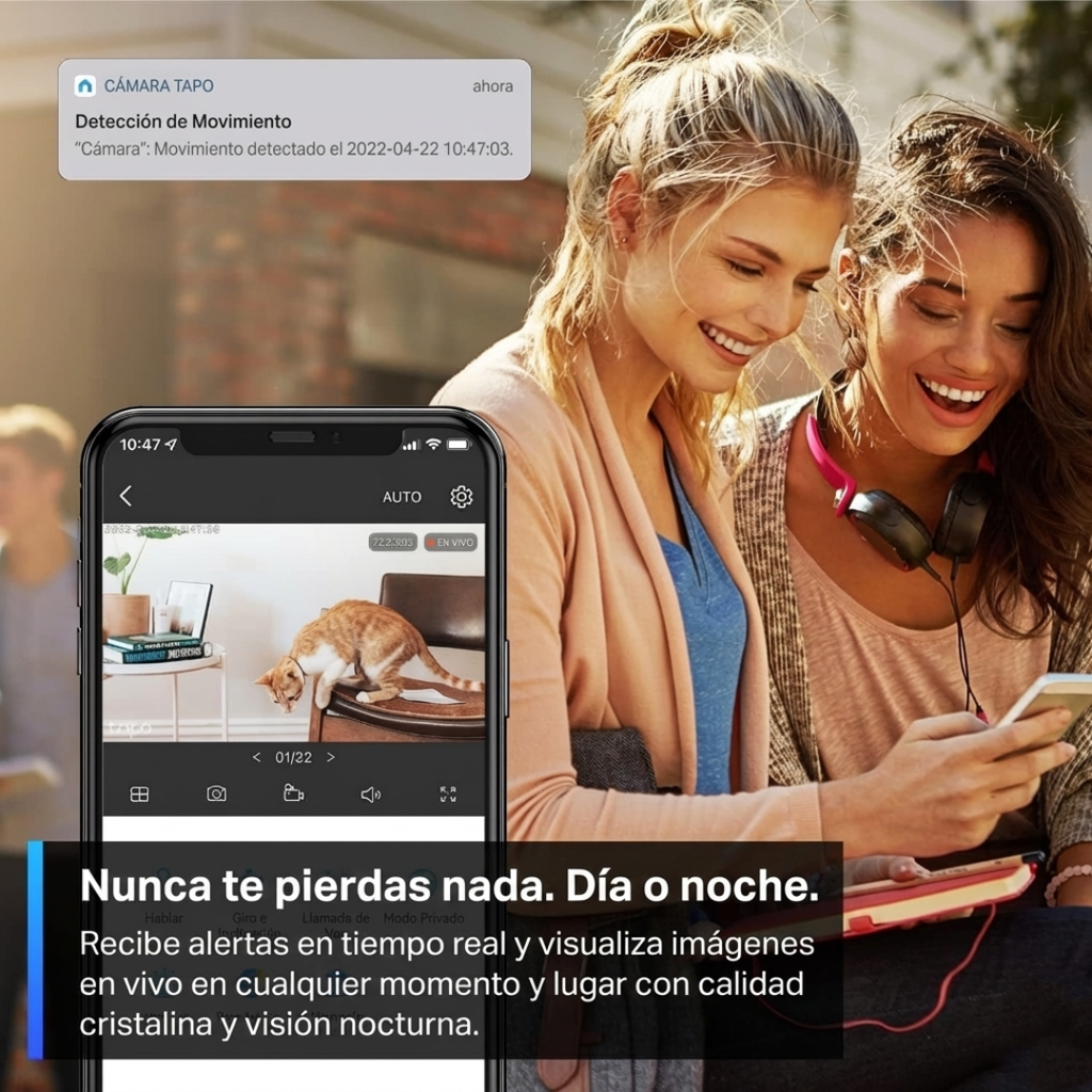 Cámara de Seguridad Tapo C100 1080P