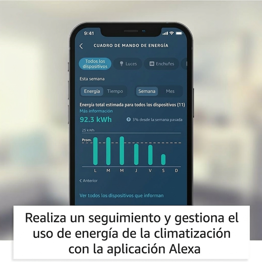 Termostato Inteligente Amazon - Certificado Energy Star - Blanco