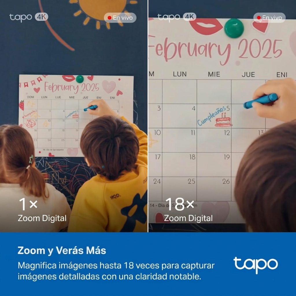 Cámara de Seguridad Tapo C260 (Resolución 4K UHD)