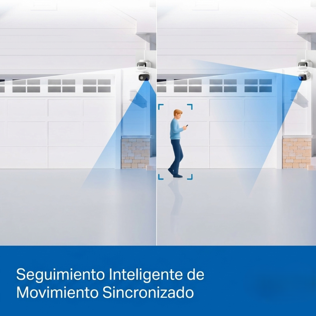 Cámara de Seguridad Dual Inteligente Tapo C246D 2K 3MP (Interior/Exterior)