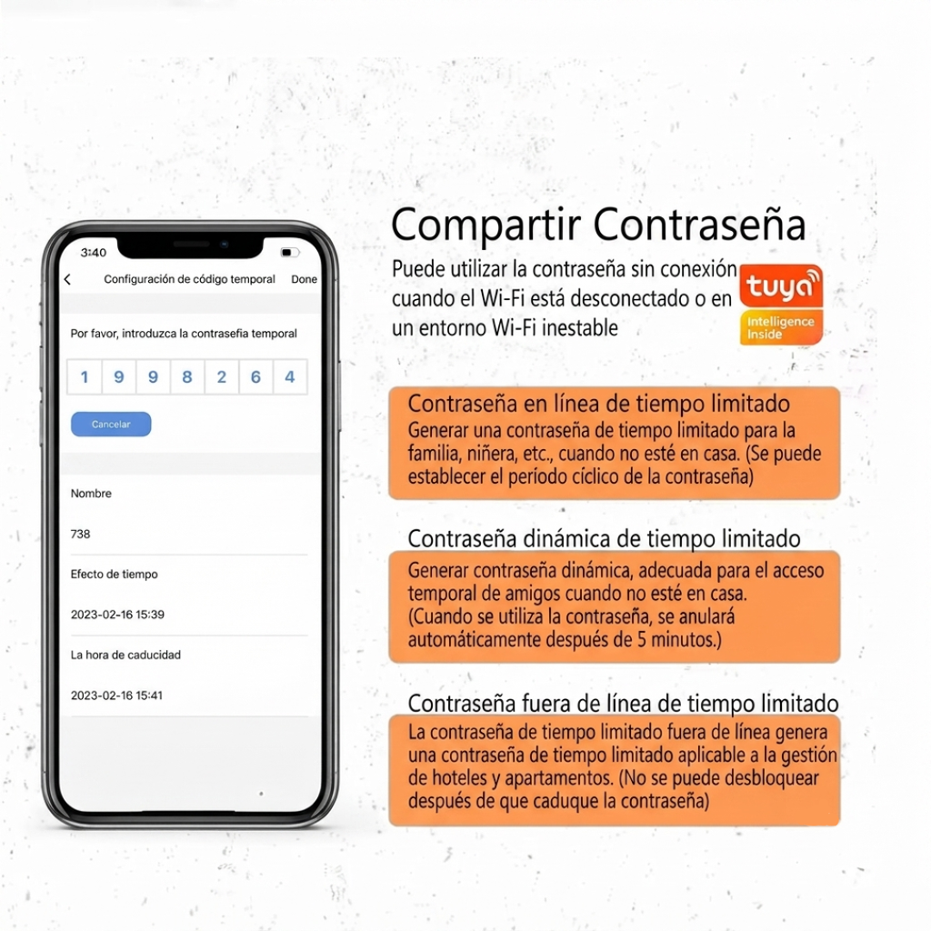 Cerradura Inteligente ZEFIR Para Interiores (Versión Wifi)