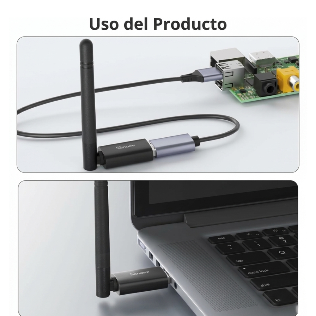 ANTENA SONOFF Zigbee 3.0 & Thread Dongle Lite (EFR32MG21)