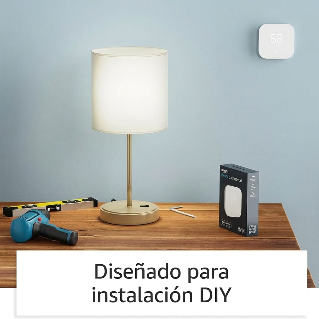 Termostato Inteligente Amazon - Certificado Energy Star - Blanco