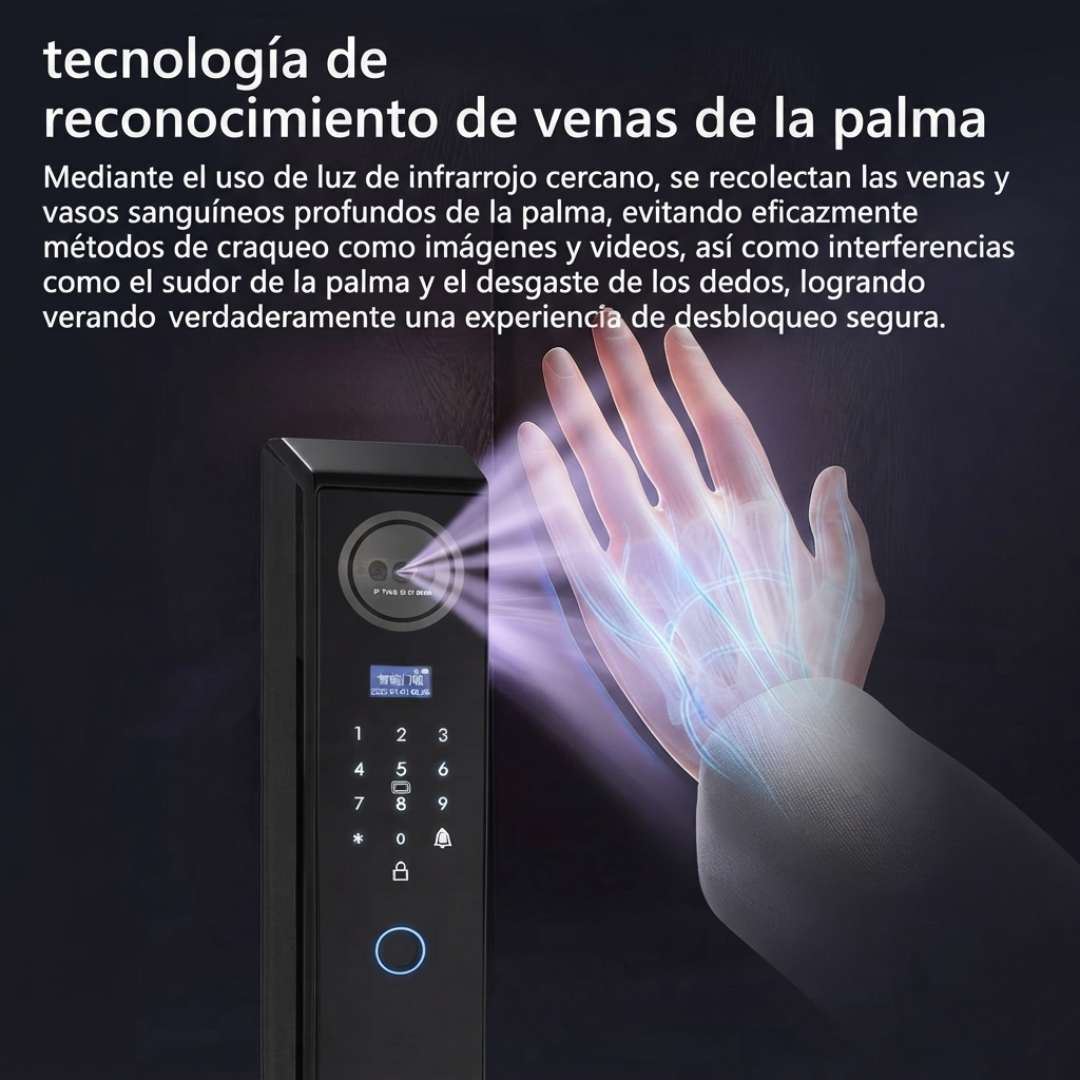 Cerradura Inteligente PRISMA Wi-Fi de Alta Gama Para Exteriores e Interiores