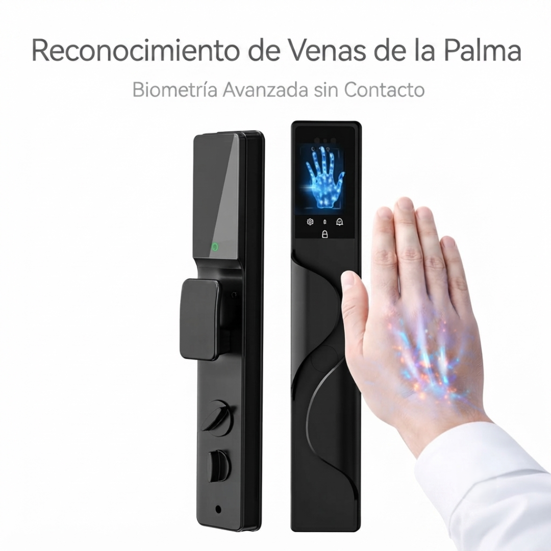 Cerradura Inteligente AURA Wi-Fi de Alta Gama para Exteriores e Interiores