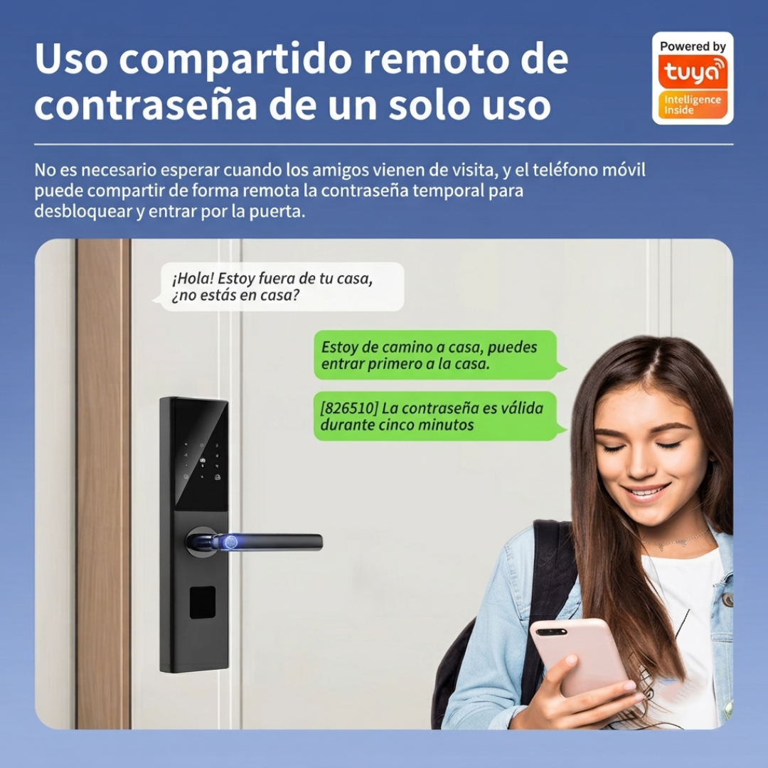 Cerradura Inteligente ZEFIR Para Interiores (Versión Wifi)