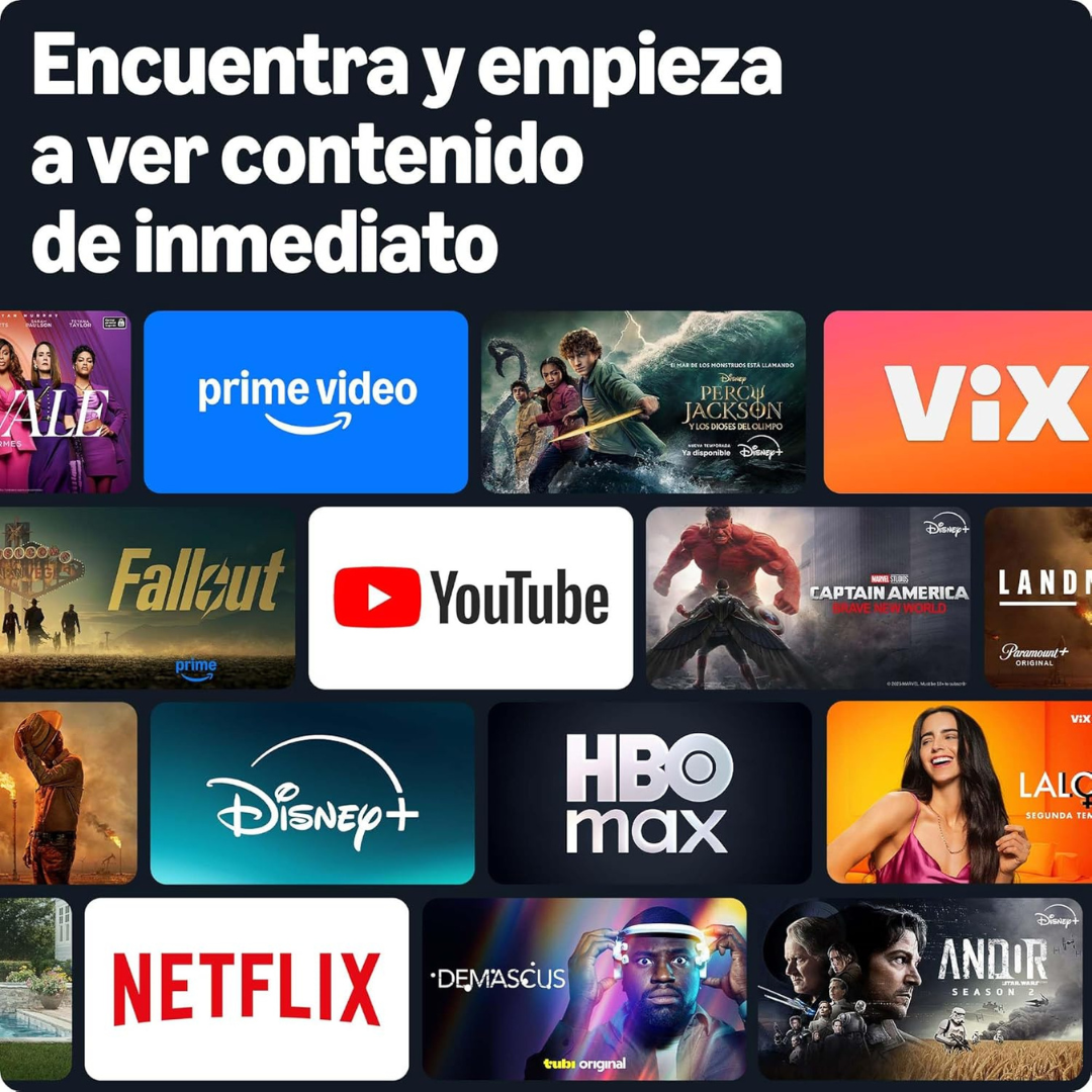 Fire TV Stick 4K Plus (Con Control Remoto por Voz Alexa)