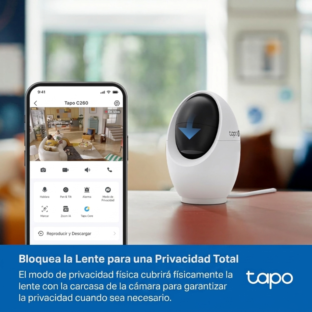 Cámara de Seguridad Tapo C260 (Resolución 4K UHD)