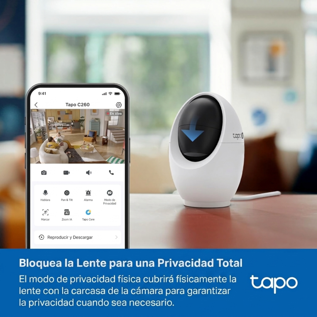 Cámara de Seguridad Tapo C260 (Resolución 4K UHD)