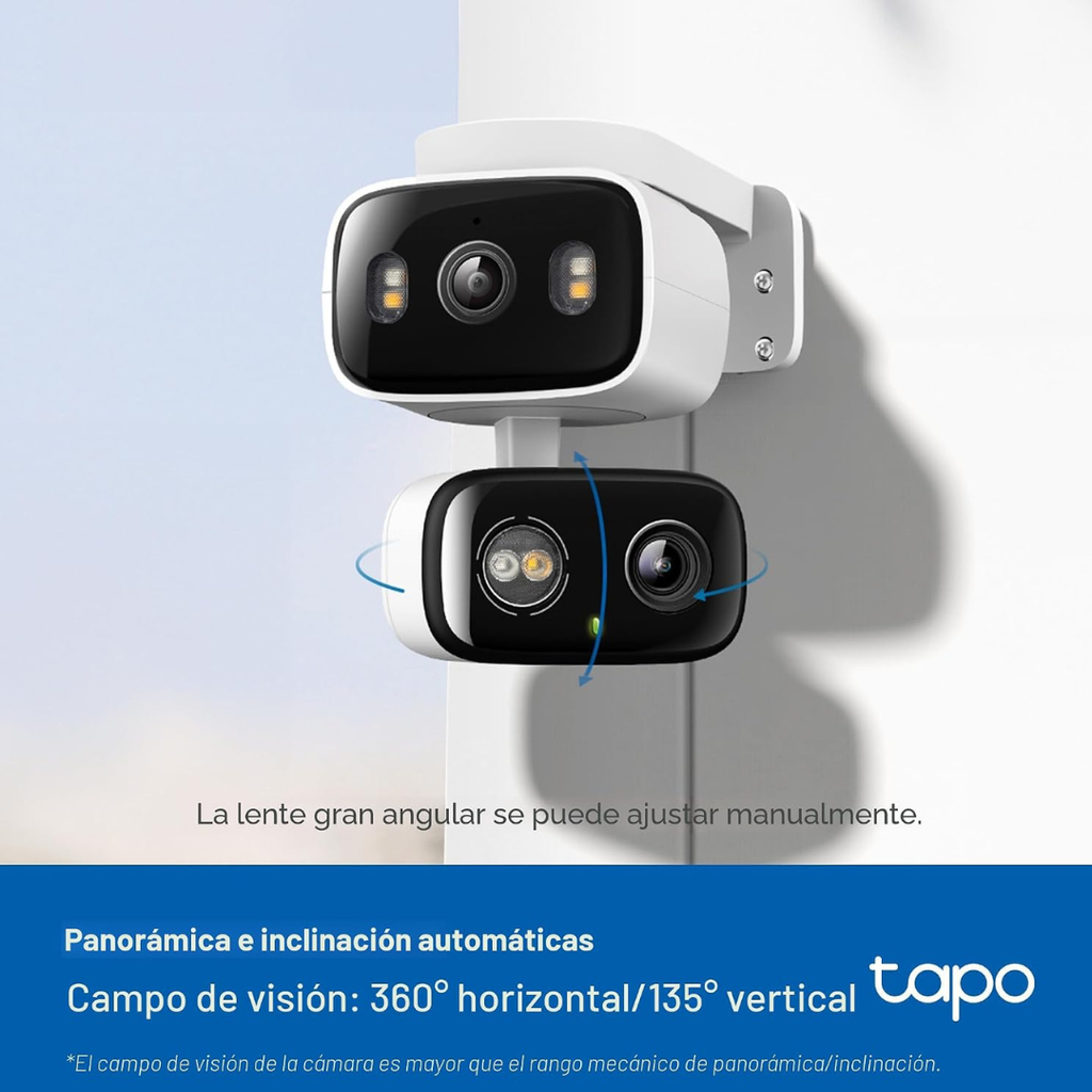 Cámara de Seguridad Dual Inteligente Tapo C246D 2K 3MP (Interior/Exterior)