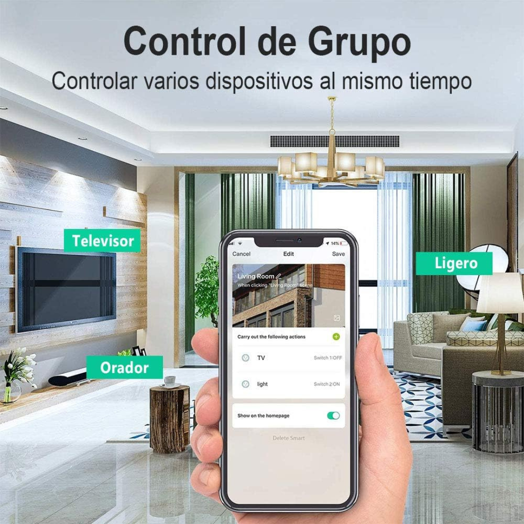 Mini Enchufe Inteligente Wi-Fi 16A – Control Total y Voz (Tuya / Alexa / Google)