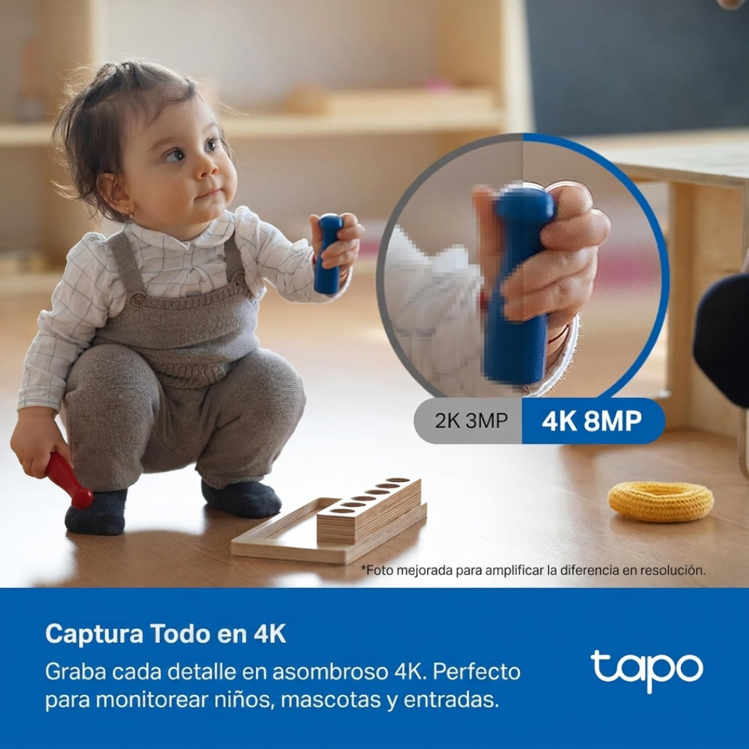 Cámara de Seguridad Tapo C260 (Resolución 4K UHD)